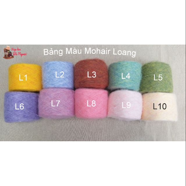Bảng Màu Mohair Loang