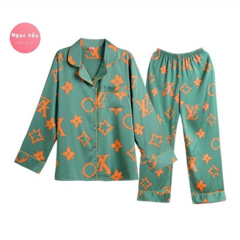 Bộ Lụa Quảng Châu cao cấp Dài Tay Xinh - Xịn - Mịn | BigBuy360 - bigbuy360.vn