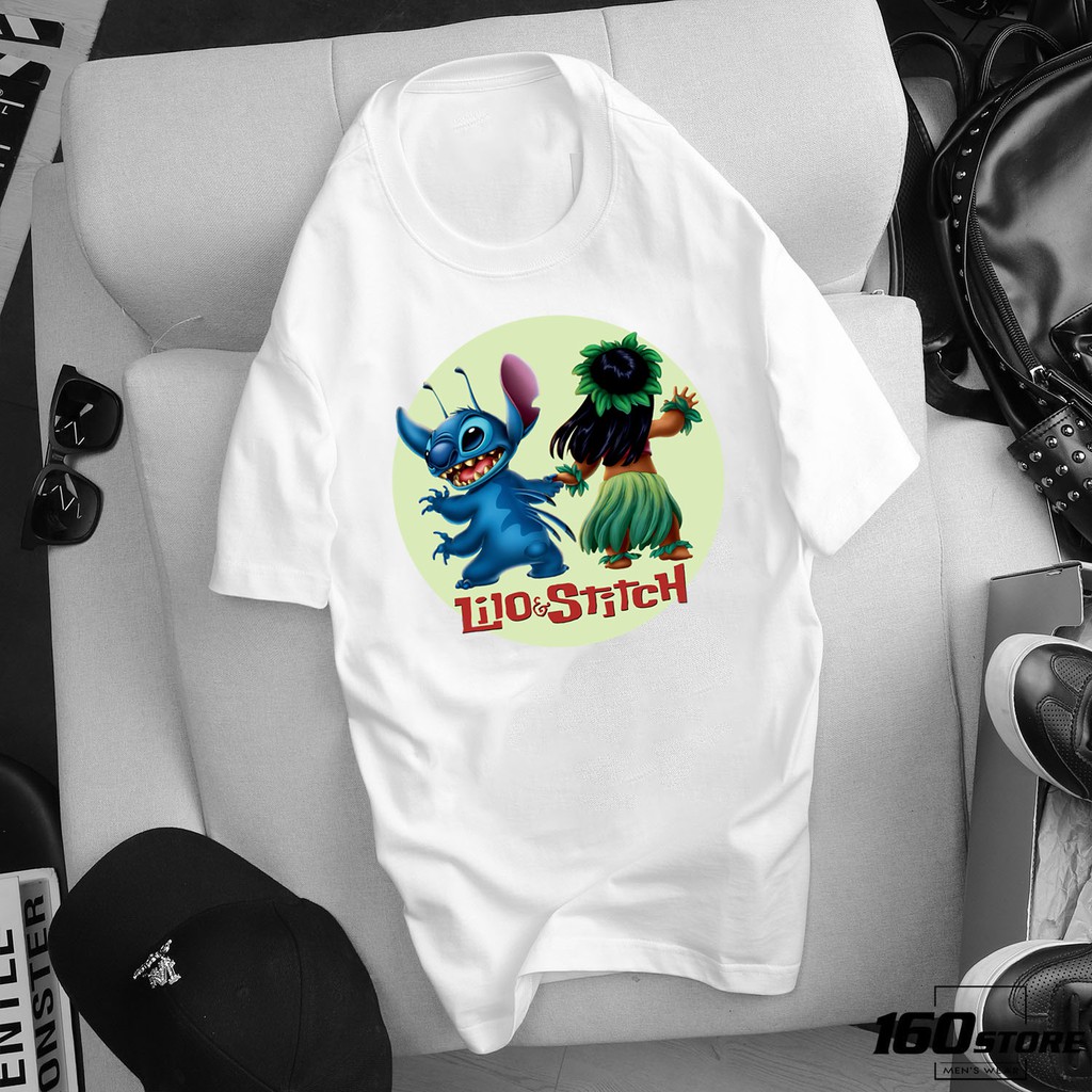 ÁO THUN NAM IN HÌNH LILO STITCH CHẤT LIỆU VẢI THUN ĐẸP GIÁ RẺ HƠN NGƯỜI YÊU CŨ SALE CỰC SHOCK - 258