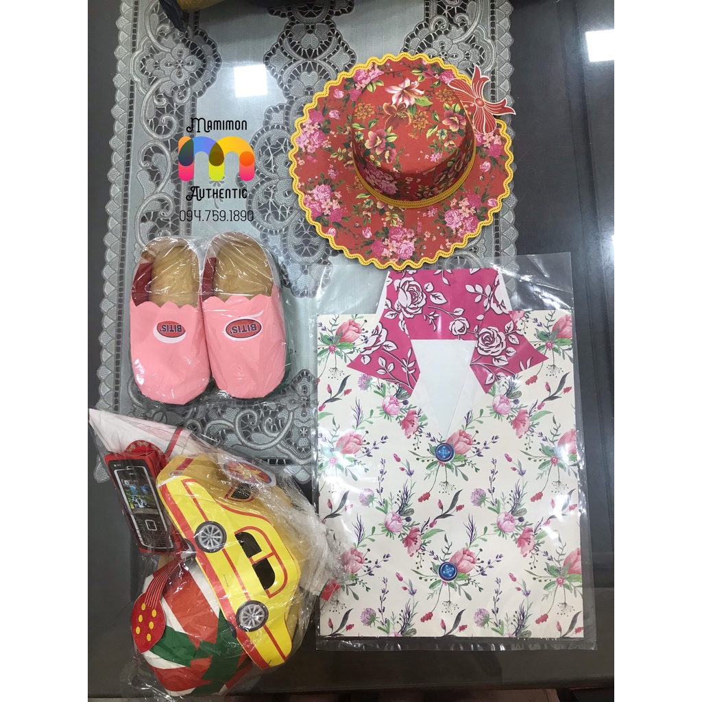 Bộ Mã Quần Áo Bé Gái - Vàng Mã Kim Thu