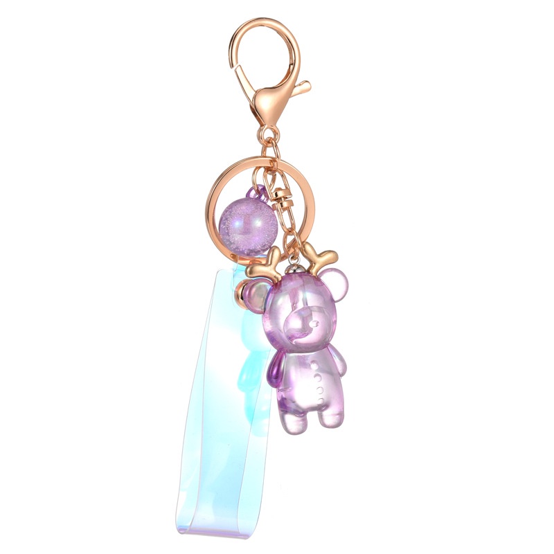 Móc khóa acrylic hình chú nai hoạt hình dễ thương