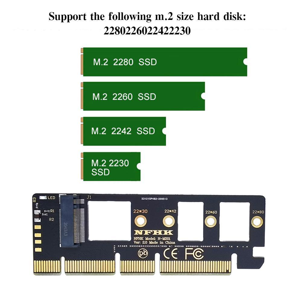 Bộ chuyển đổi M.2 NGFF SSD sang PCI-E PCI Express 3.0 x4 x8 x16 Q0H8 cho Windows 10 F1E3 T7I0
 | BigBuy360 - bigbuy360.vn