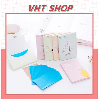 Giấy thấm dầu gói 50 tờ hàng Nội Địa Trung