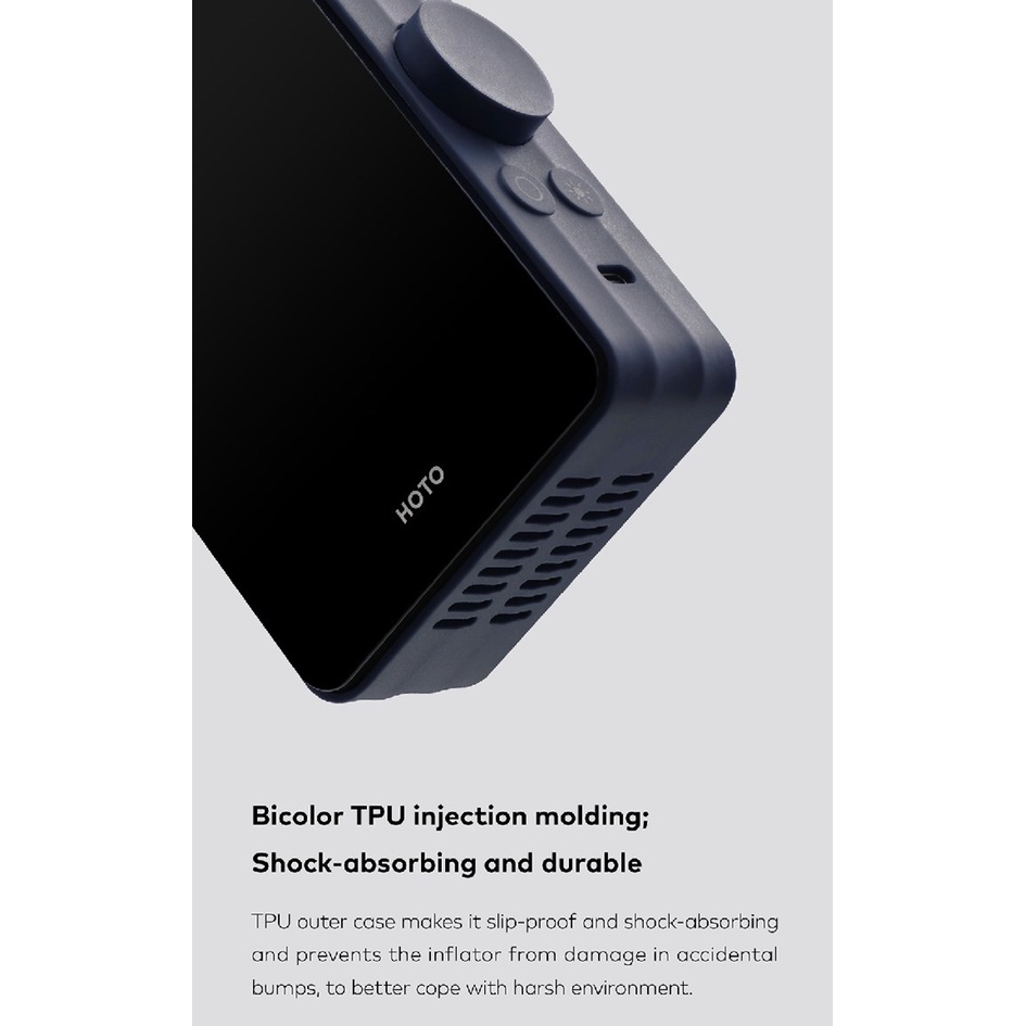 Bơm cầm tay đa năng Xiaomi Hoto QWCQB001 - Máy bơm lốp xe Xiaomi