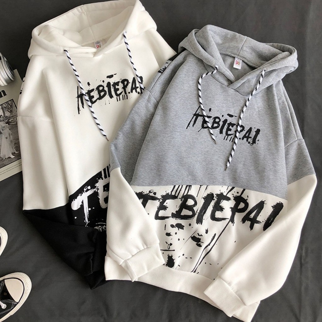 ÁO HOODIE unisex phối in TEBIEPAI | BigBuy360 - bigbuy360.vn