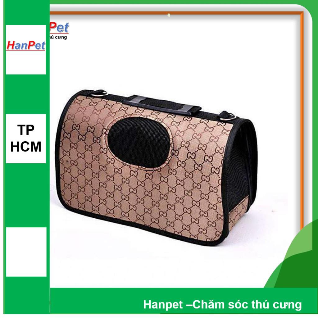 HCM- Túi cứng - túi Vận chuyển chó mèo, size S (MÀU NGẪU NHIÊN) phù hợp với thú cưng dưới 3kg (hanpet 373a)