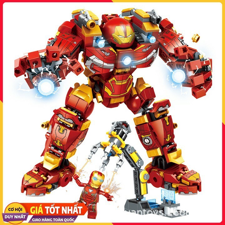 Lắp ráp xếp hình siêu anh hùng : Bộ giáp người sắt Ironman