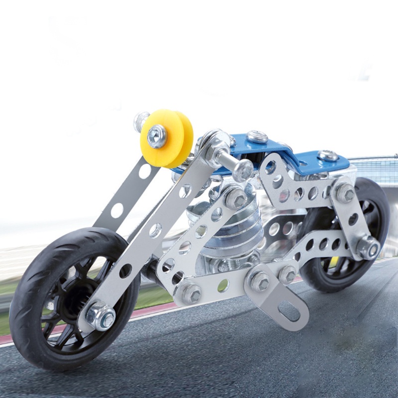 Mô Hình Xe Mô Tô Xây Dựng Bằng Hợp Kim Cho Trẻ Em