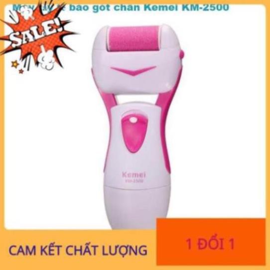 [XẢ KHO+FREE SHIP] máy mài gót chân KM2502X hàng chuẩn sạc kèm 2 hòn đá lăn thay thế