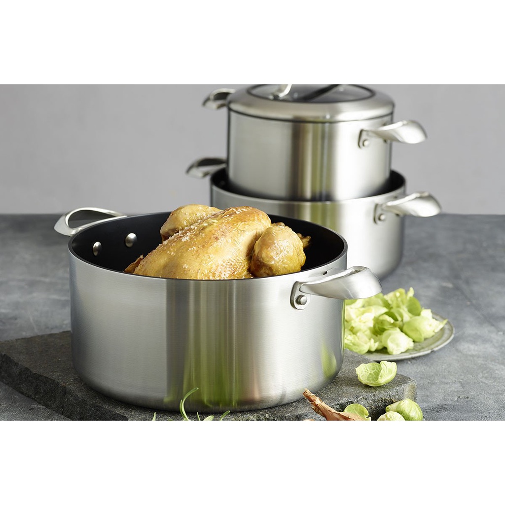 Nồi chống dính Scanpan CTX 26cm 65252600 đáy từ, sản xuất tại Đan Mạch, bảo hành lớp chống dính 3 năm