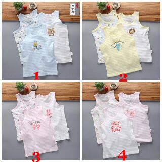 Set áo ba lỗ xuất Nhật xịn bé trai/ bé gái