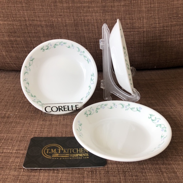 Combo 3 Dĩa nước chấm thủy tinh Mỹ Corelle Country Cottage 405-CC-LP 12cm