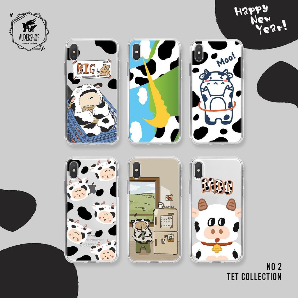 Ốp lưng / Iphone Case bò sữa viền trong Aldershop