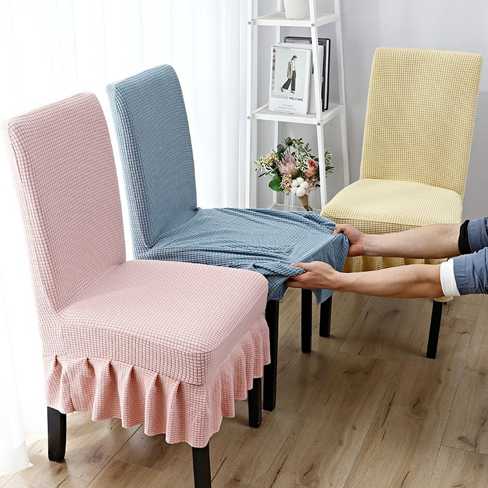 Vỏ Bọc Ghế Ngồi Bàn Ăn Co Giãn Độc Đáo Trang Trí Nhà Cửa/ Tiệc Cưới