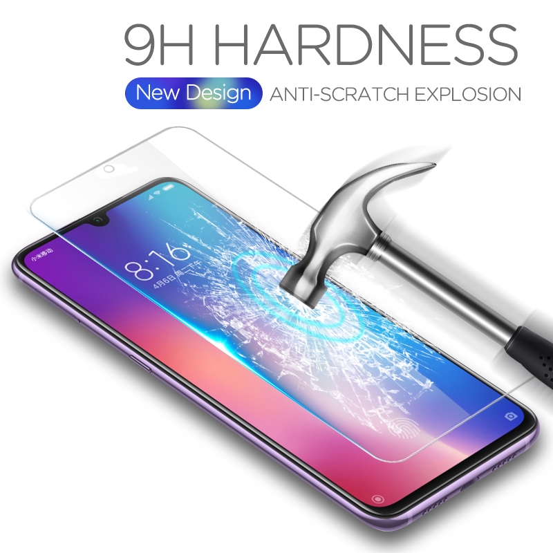 Miếng dán kính cường lực bảo vệ điện thoại Xiaomi CC9 Mi9T Mi 8 9 MAX 2 3 Pocophone