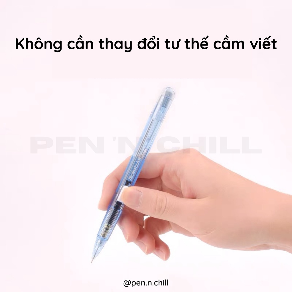 Bút Chì Bấm Pentel Techniclick - Cỡ ngòi 0.5mm - Màu sắc kẹo ngọt