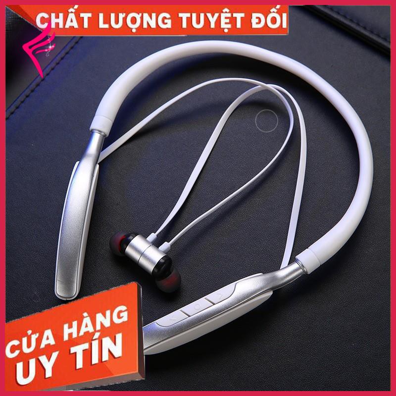 Tai Nghe Đeo Cổ Bluetooth D01, Tai nghe Thể Thao Âm Thanh 9D Hifi Thẻ nhớ, Pin Siêu Khủng, Đàm Th