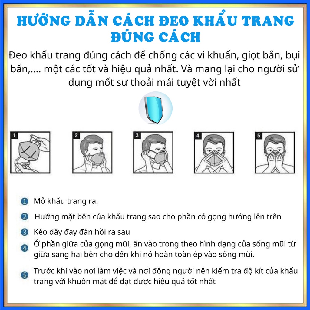 [Hộp 10 chiếc] Khẩu trang N95 - KN95 chính hãng không van 5 lớp cao cấp màu trắng chống bụi bẩn vius gây bệnh DONAFA | WebRaoVat - webraovat.net.vn