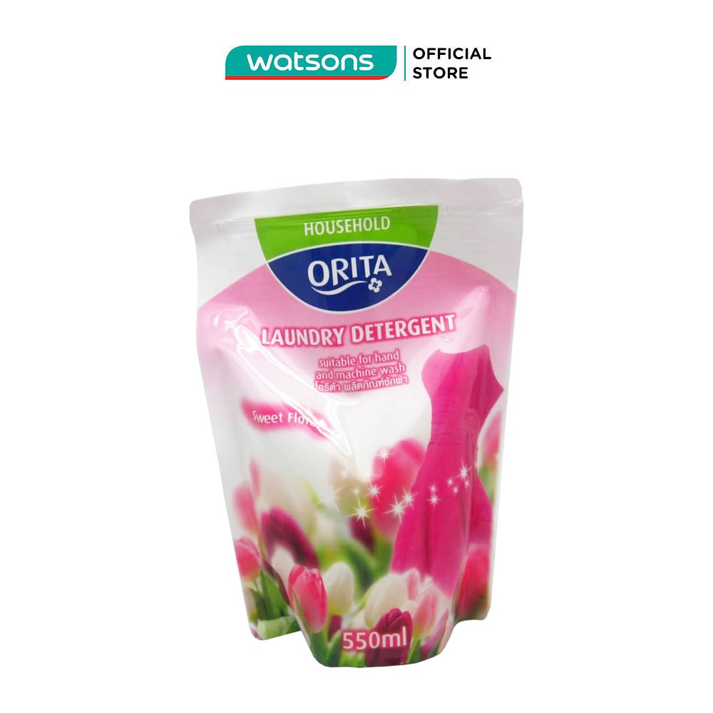 Nước Giặt Orita Laundry Detergent Sweet Floral Hương Hoa Ngọt Ngào 550ml