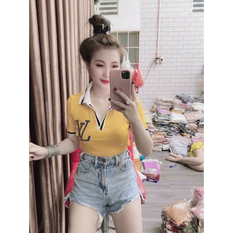 [Mã FASHIONT4MA2 giảm 10K đơn 50K] ♥SIÊU GIẢM♥DUY NHẤT HÔM NAY🎁 Áo cổ bẻ ❤️ Áo thun cổ trụ