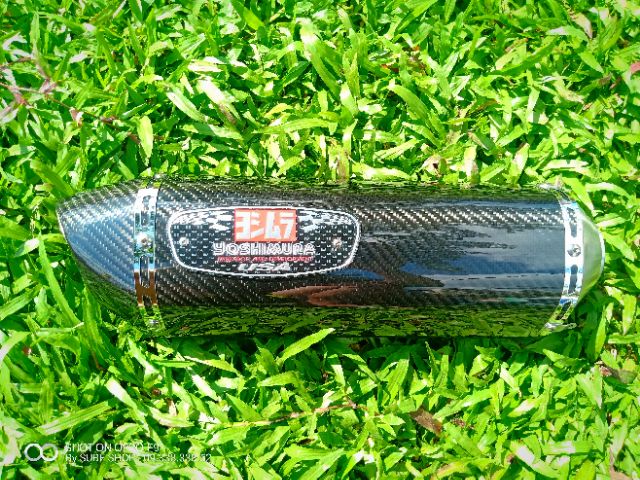 Pô yoshi R77 sợi carbon xịn hàng nhập