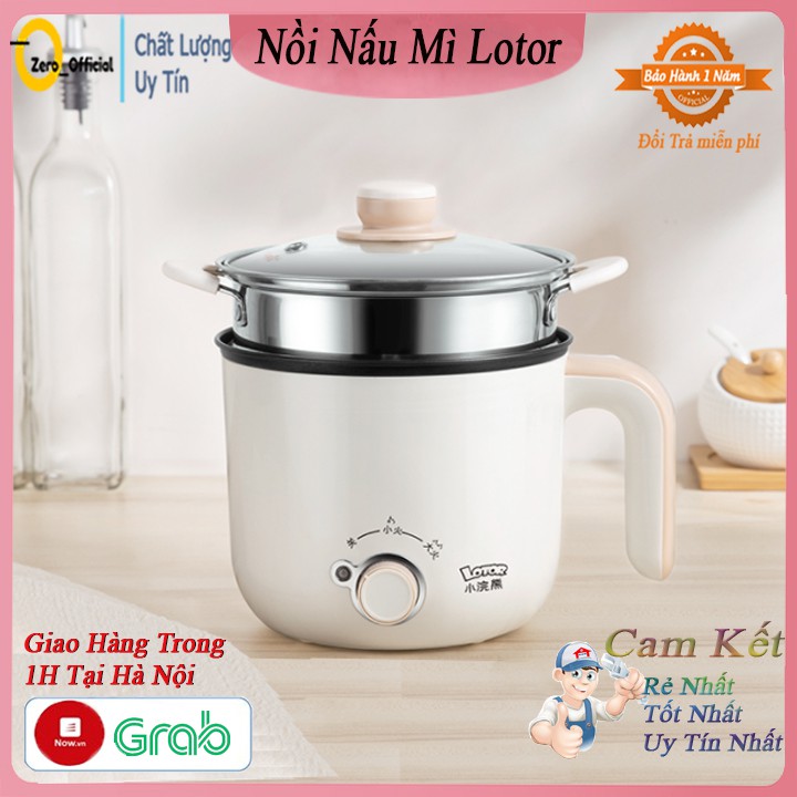 Nôi nấu mì Lotor, nồi điện đa năng dung tích 1,5 Lít - bảo hành 1 năm.