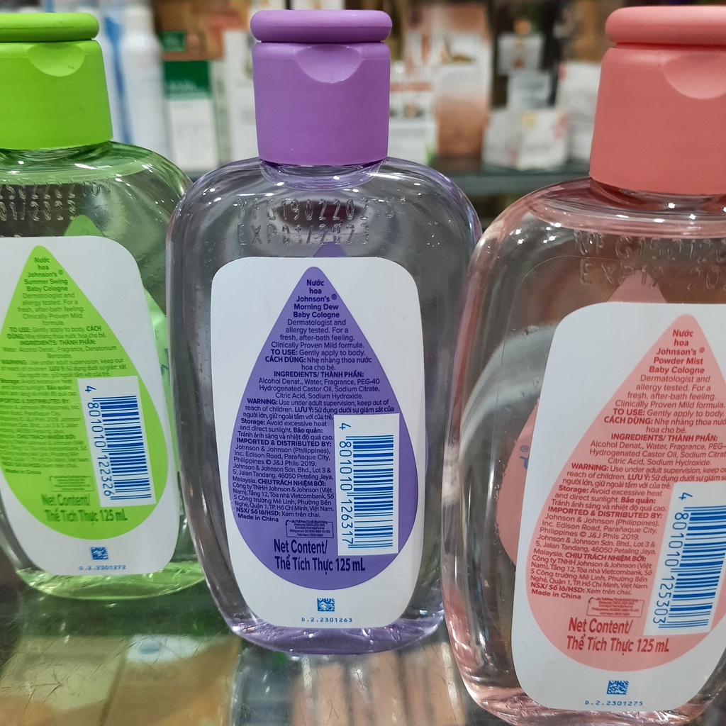 Nước hoa Johnson's Baby 125ml