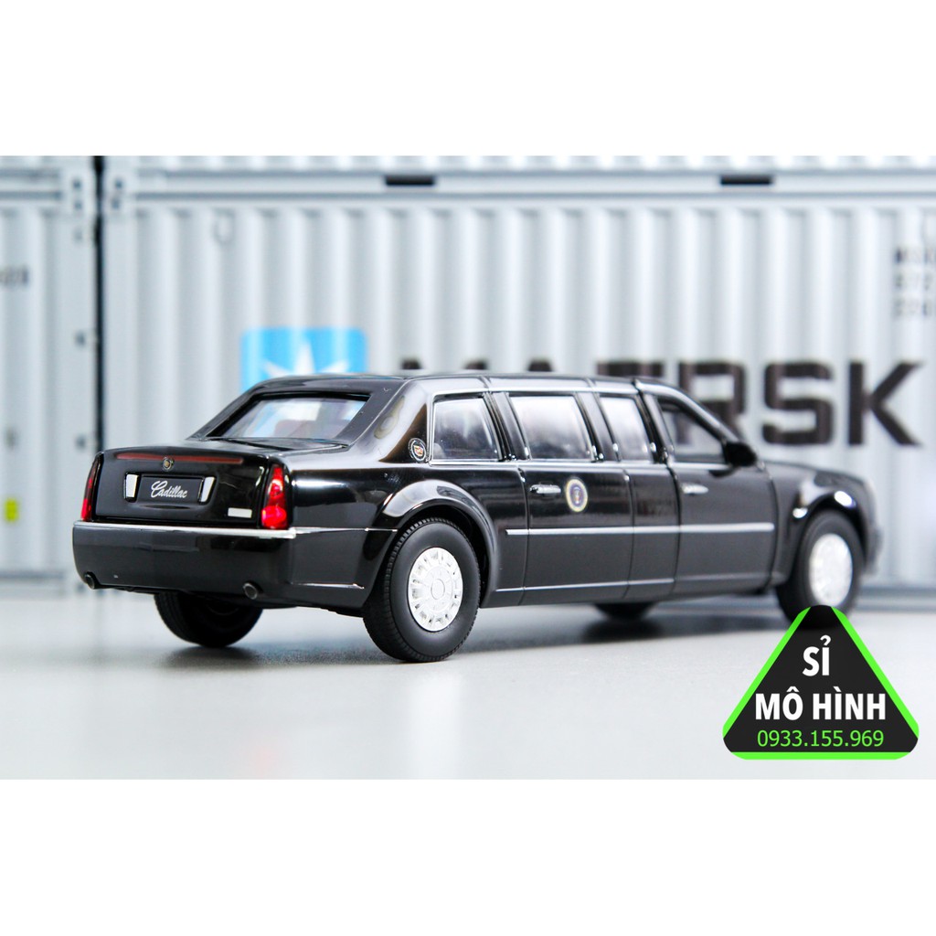 [ Sỉ Mô Hình ] Mô hình xe Limo Cadillac One Tổng thống Mỹ 1:32