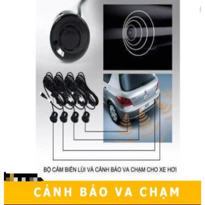 Cảm biến lùi 4 mắt cảnh báo va chạm ô tô | BigBuy360 - bigbuy360.vn