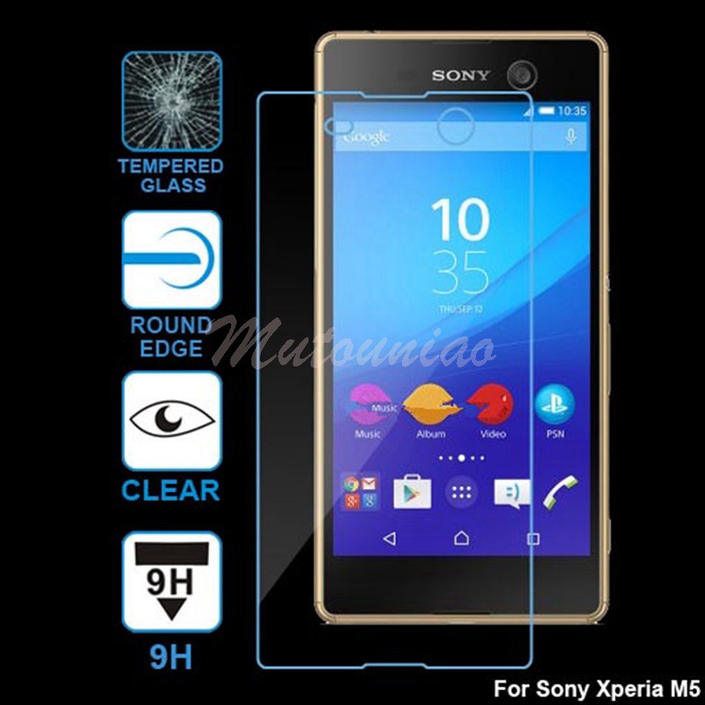 Set 2 kính cường lực cao cấp cho SONY Xperia M5
