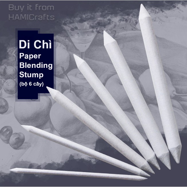 Di Chì - Cây Blend Chì Paper Blending Stump (Bộ 6 Cây)