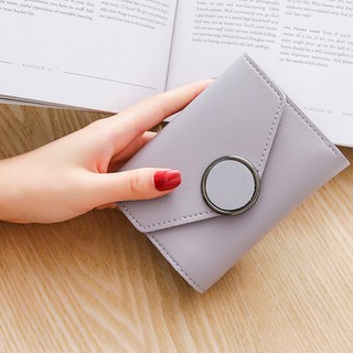 Ví nữ cầm tay mini chốt tròn
