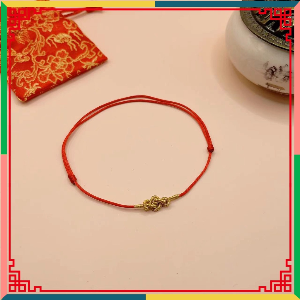 Vòng chân chỉ đỏ Như Ý Kết mang lại may mắn