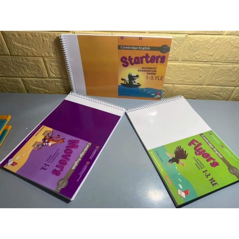 cambrige test starter mover flyer 2018 in gộp 1-3