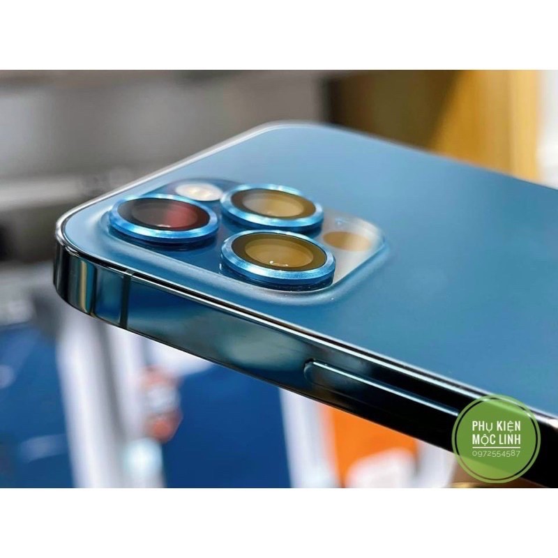{Full màu lIphone 12 Mini/ 12/12 ProBộ 3 mắt] Dán từng mắt camera chống trầy Chính hãng Kuzoom Bảo vệ