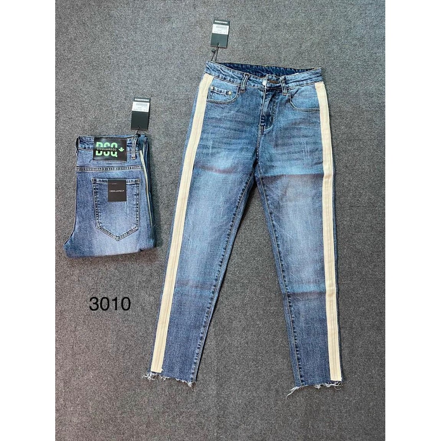 FREE SHIP  Quần Jeans nam cao cấp khoá lệch DSQ_Quần côn nam mới nhất