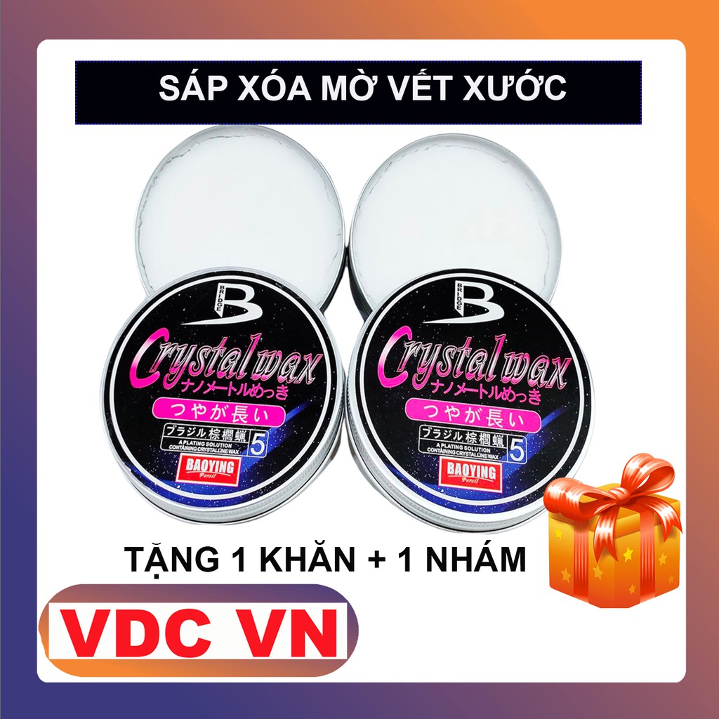 [ Hàng Xịn ] Sáp tẩy mờ vết xước xe - Xoá vết xước ô tô xe máy - Xóa vết xước sâu sơn xe