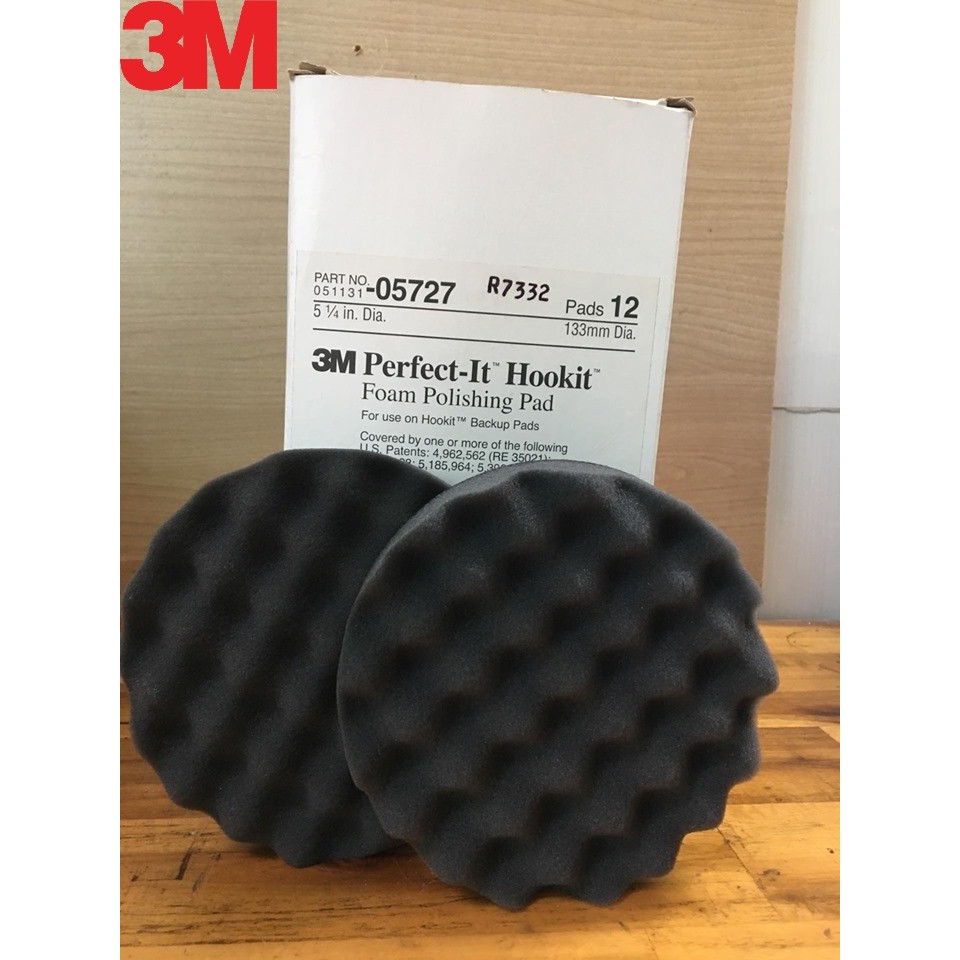 ⚡USA⚡ Đĩa xốp đánh bóng bước 2 3M Foam Polishing Pad 05727 5in 125mm