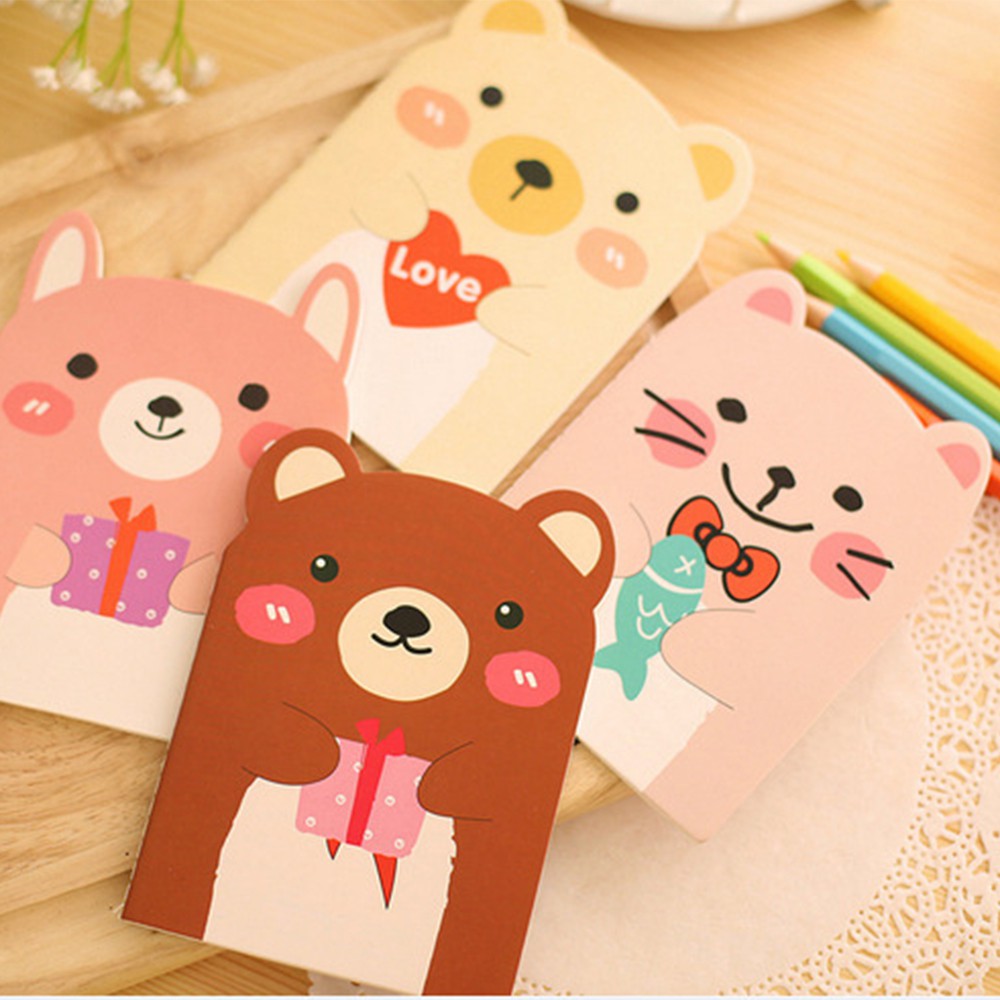 Sổ nhớ mini hình con vật dễ thương - RiBi Shop