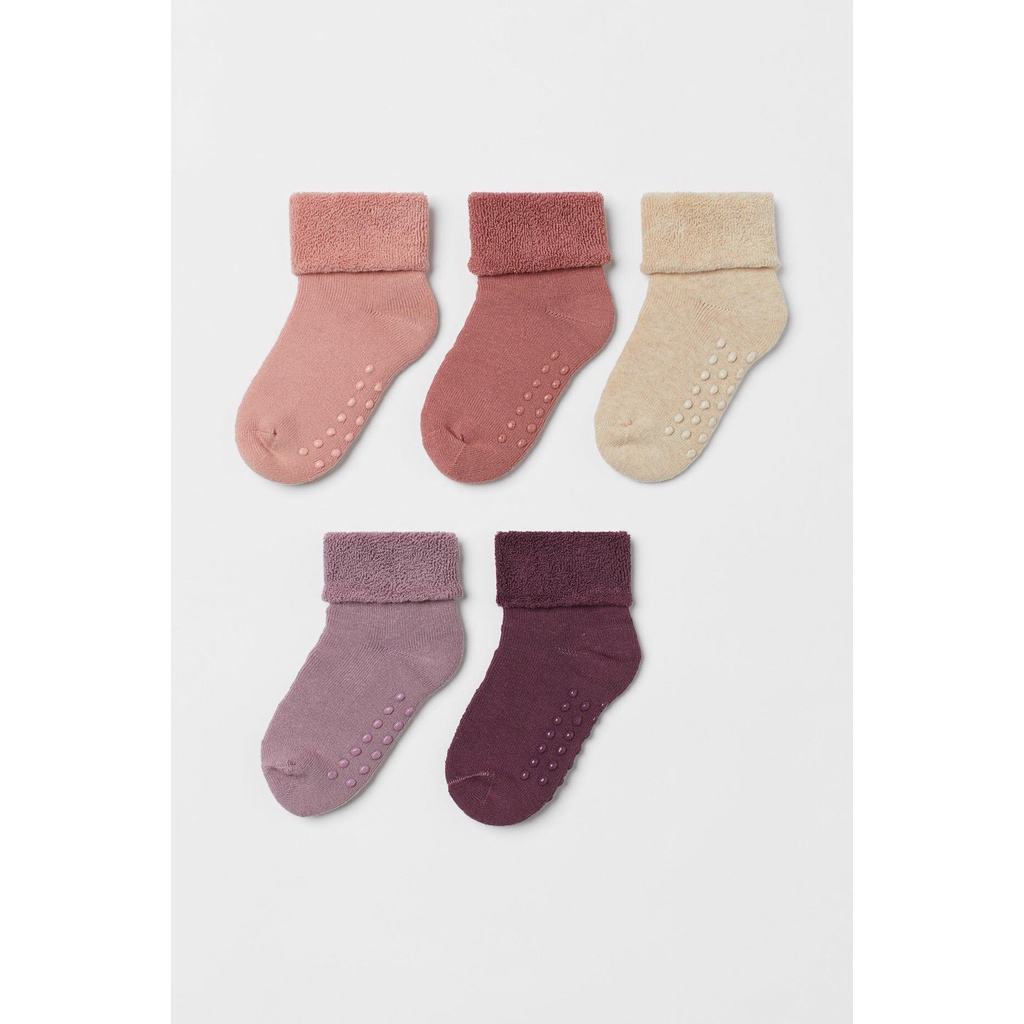 Set 5 tất xù cho bé HM auth