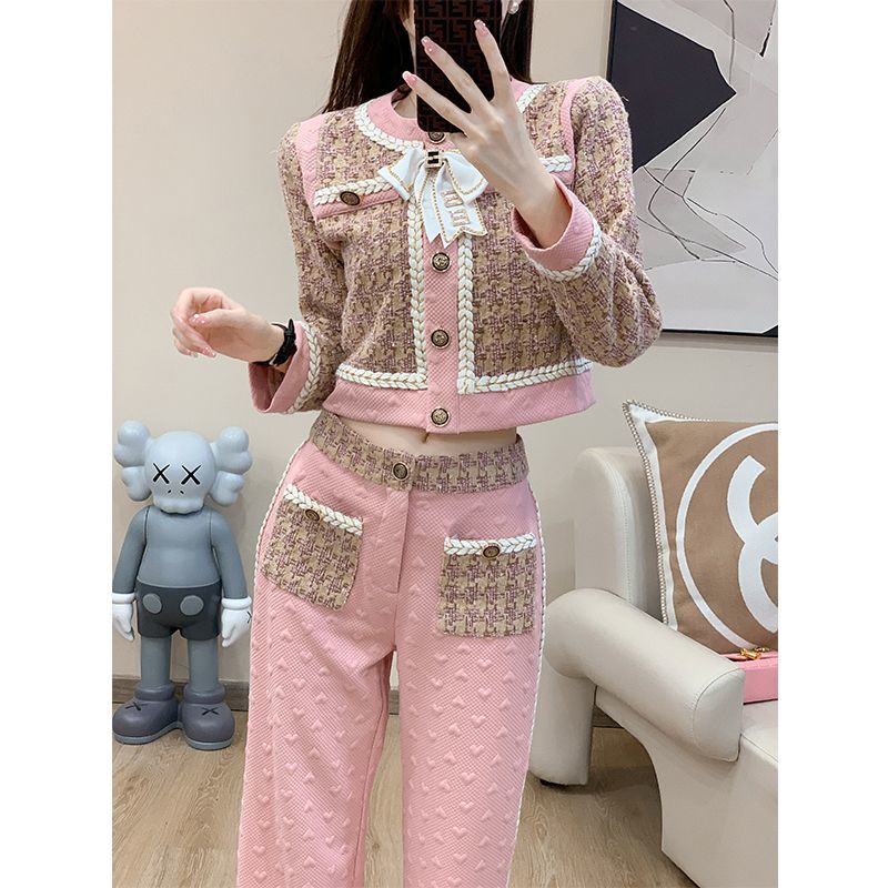 Set Áo Thun Dài Tay + Quần Dài Thời Trang Nữ