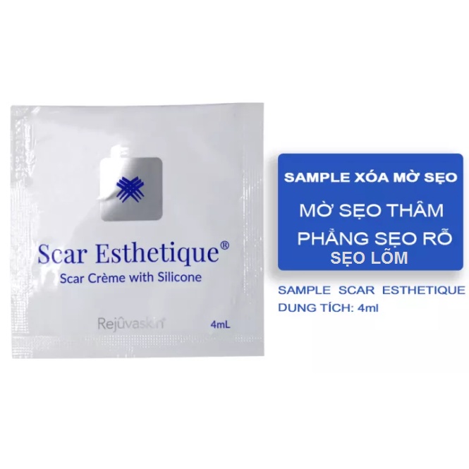 Kem Sample Scar Esthetique 4ml ngăn ngừa và xóa sẹo thâm/lồi/lõm