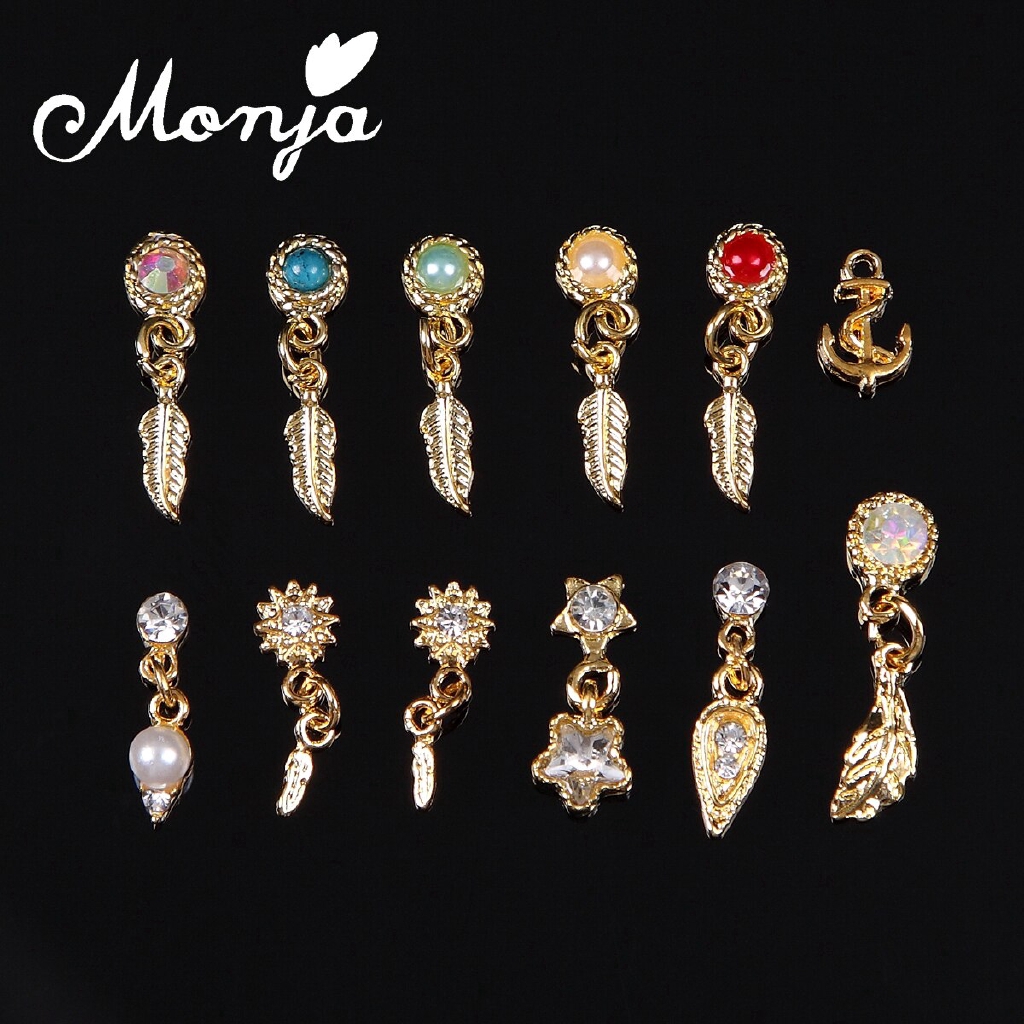 Hộp hạt đính trang trí móng 3D tại nhà DIY