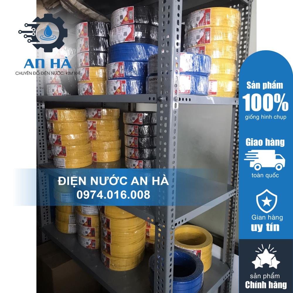 Dây điện đơn 1.5, 2.5, 4.0, 6.0,10.0 Cadivi- Hàng chính hãng