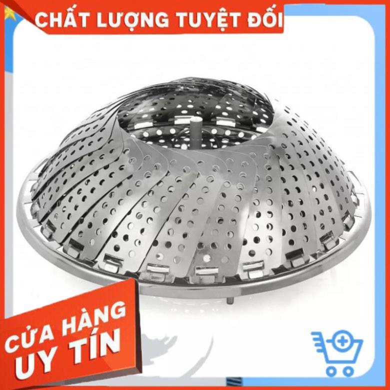 [ Bán Lẻ Giá Sỉ ] Vỉ Hấp Thực Phẩm, Đồ Xôi, Hấp Bánh Inox Cánh Xèo, Gấp Gọn Đa Năng Tiện Dụng Cho Căn Bếp Nhà Bạn