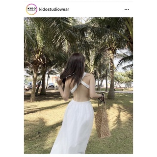 đầm kido cut out lưng new tag