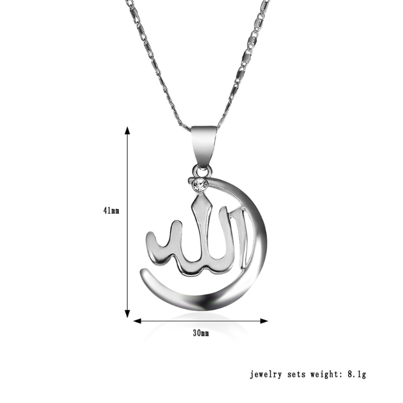 Vòng cổ Thời Trang Mặt Chữ Hồi Giáo Phong Cách Vintage