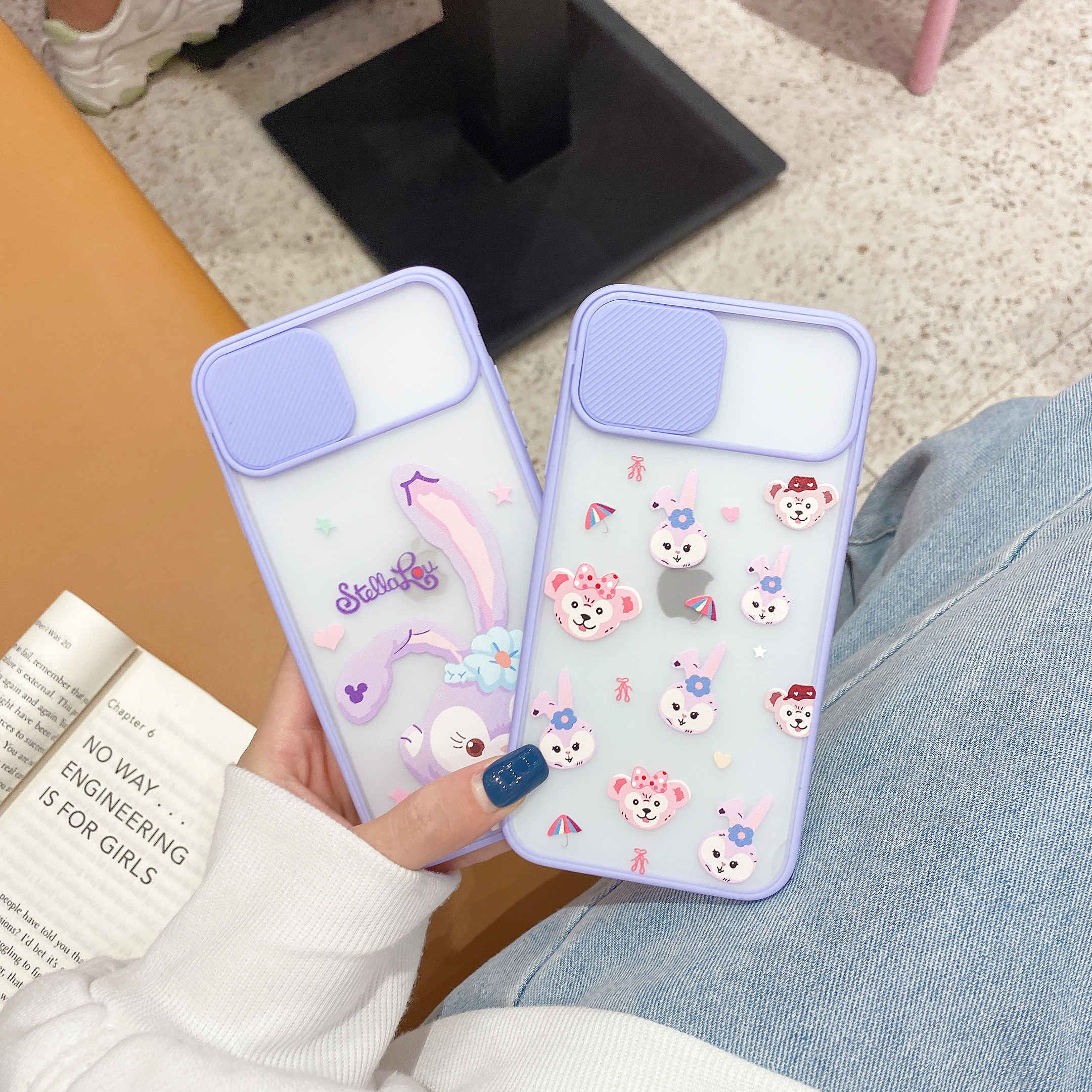 Stella Ốp Điện Thoại Tpu Nhám In Hình Thỏ Hoạt Hình Cho Iphone 12 Pro Max 11 Pro Xs Xr Max 6plus 7plus 8plus | BigBuy360 - bigbuy360.vn