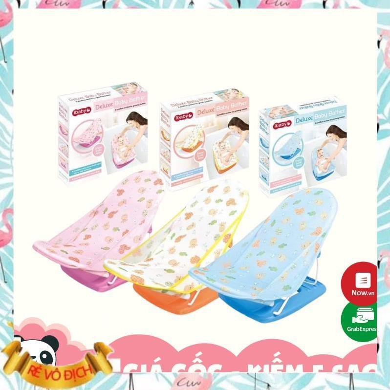 FREE SHIP  Ghế nằm tắm cho trẻ em iBaby mẫu không tựa đầu