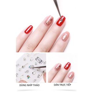 Sticker nails - hình dán móng 3D thương hiệu